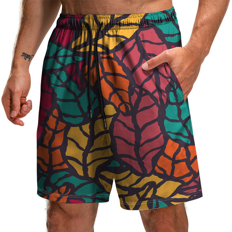 New Summer Leaf Series 3D Printed Shorts