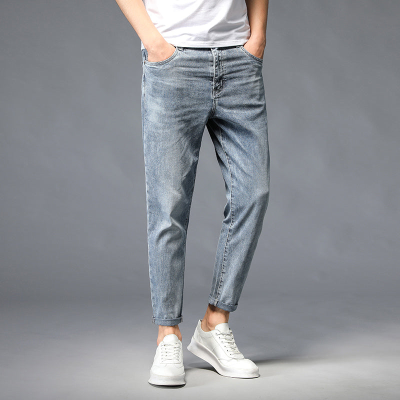 Point Washed Small Feet Jeans