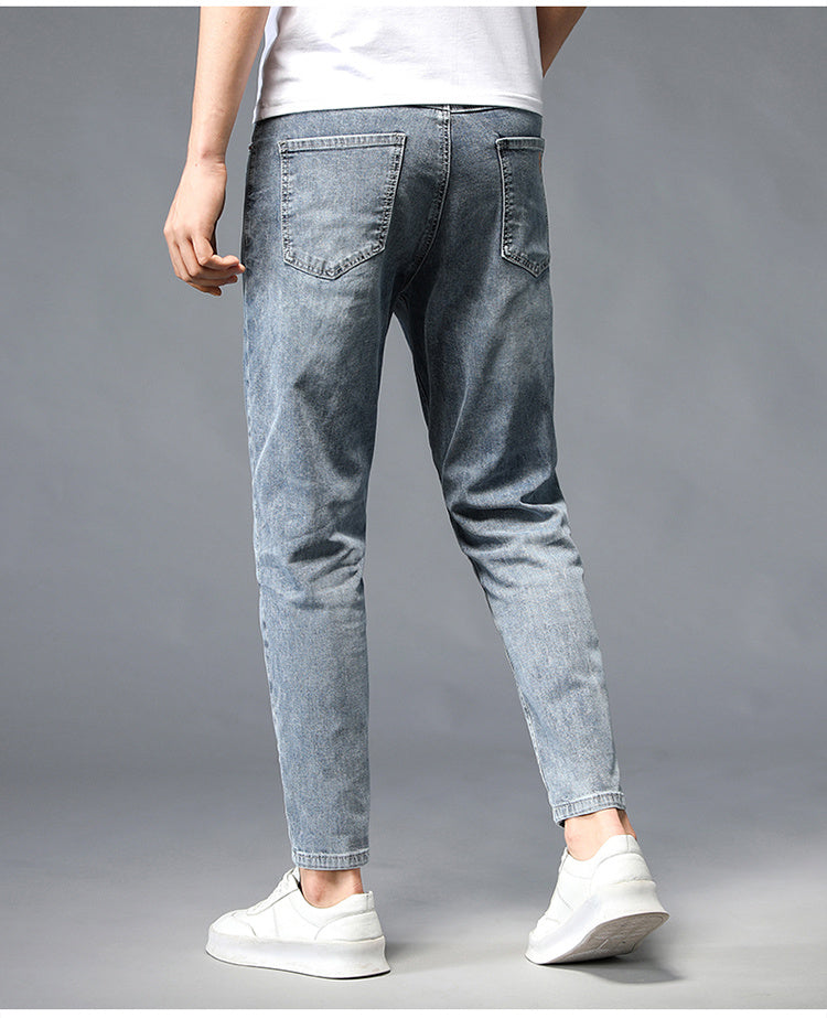 Point Washed Small Feet Jeans