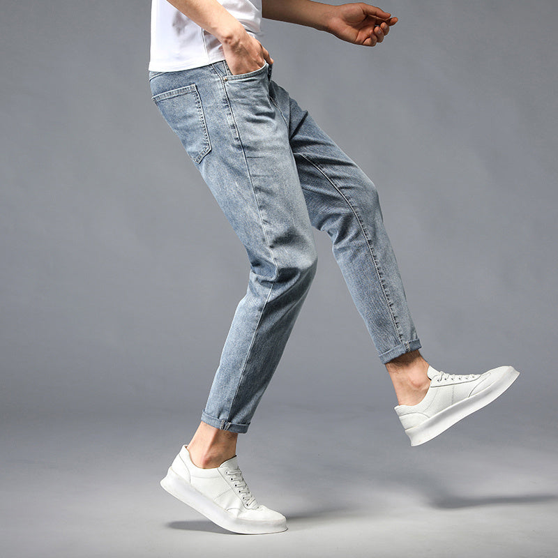 Point Washed Small Feet Jeans