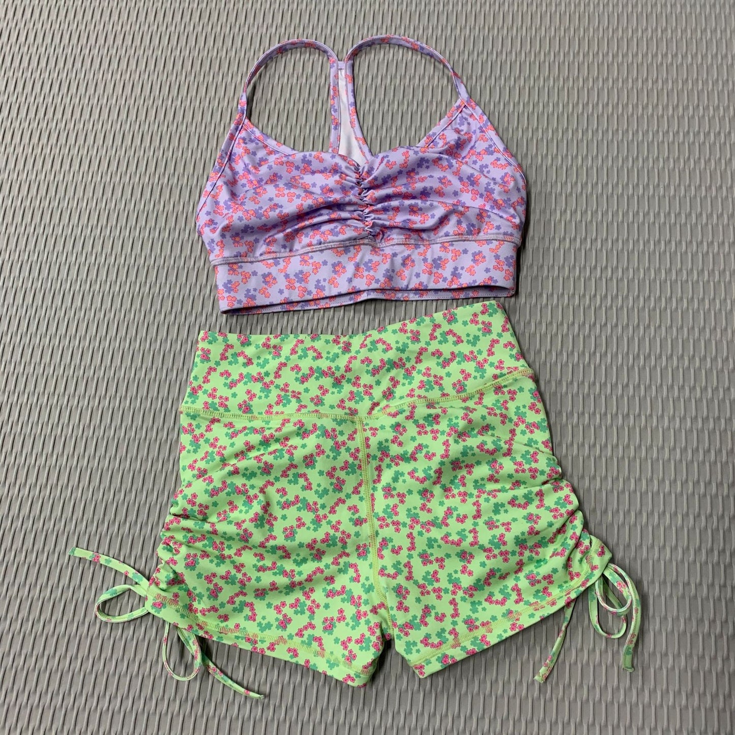 Practicing Fitness Sports Shorts Suit Women