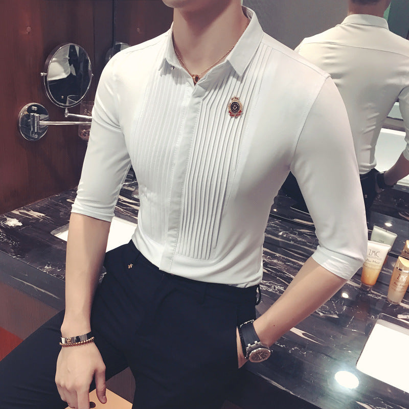 Court Style, Fashionable, In-Sleeve Shirts