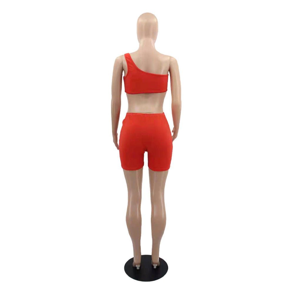 Women's Sleeveless One-piece Shorts