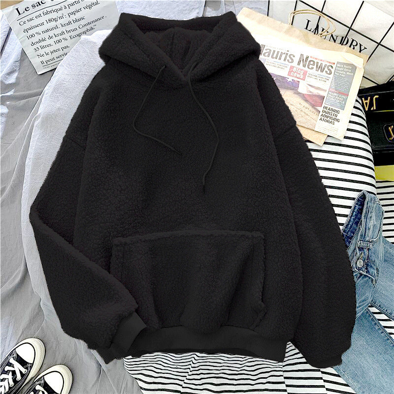 Thickened Lamb Down Furry Sweater