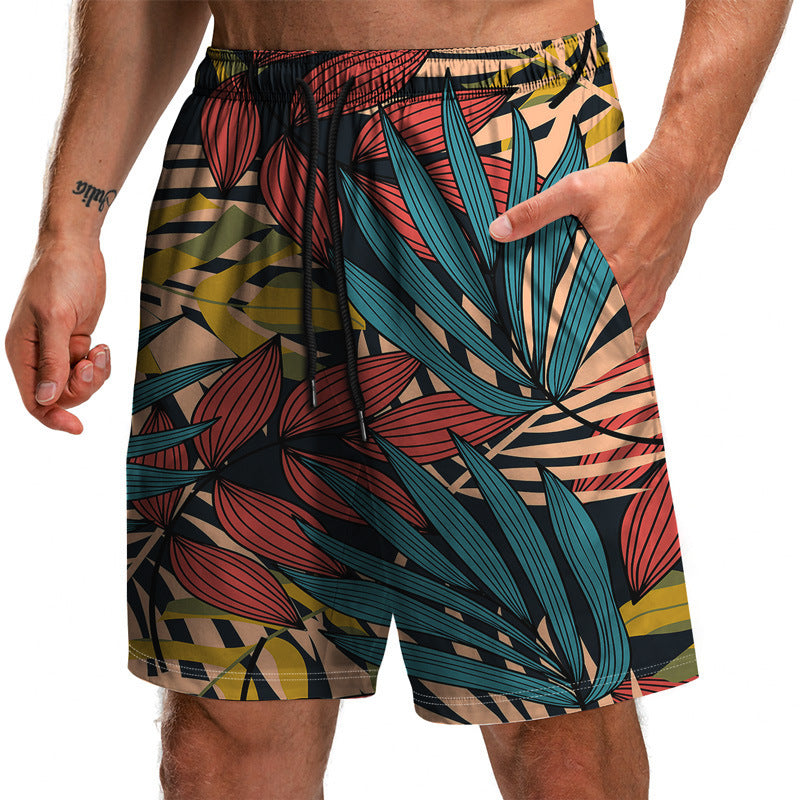New Summer Leaf Series 3D Printed Shorts