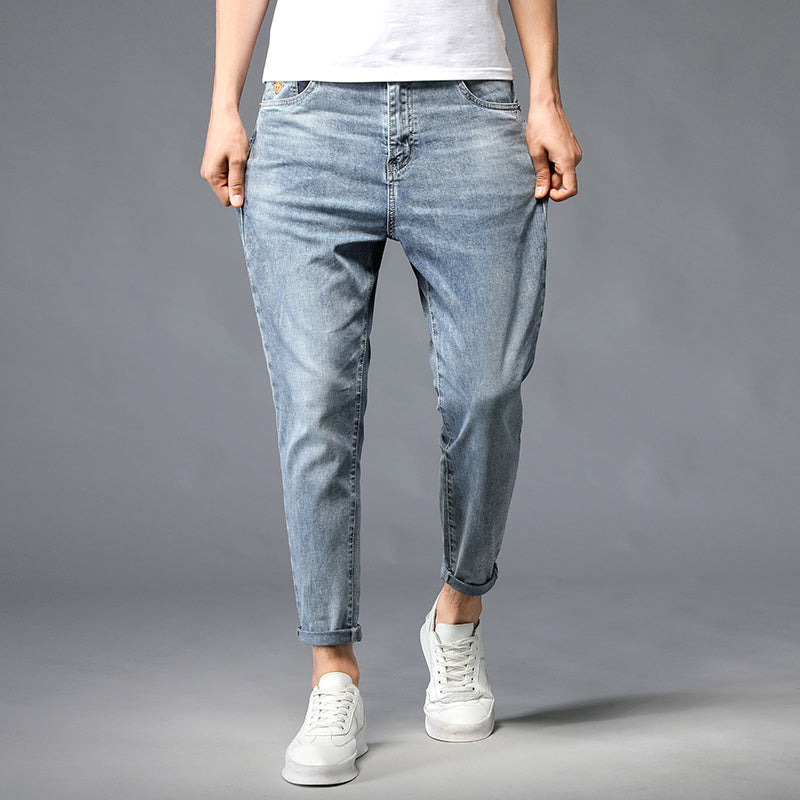 Point Washed Small Feet Jeans