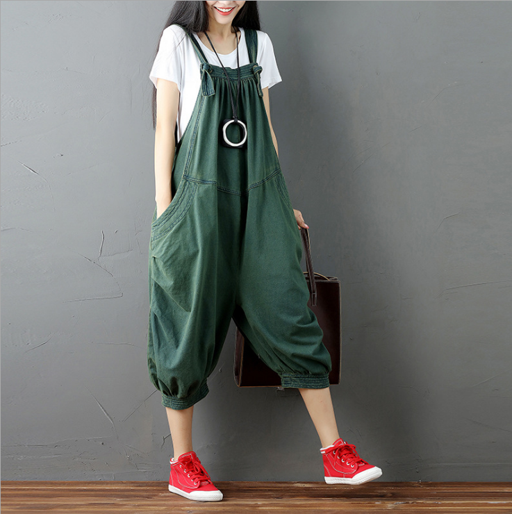 Women Casual Drop Crotch Jumpsuits