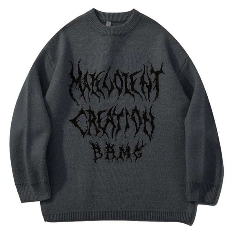 Men Hip Hop Print Sweaters