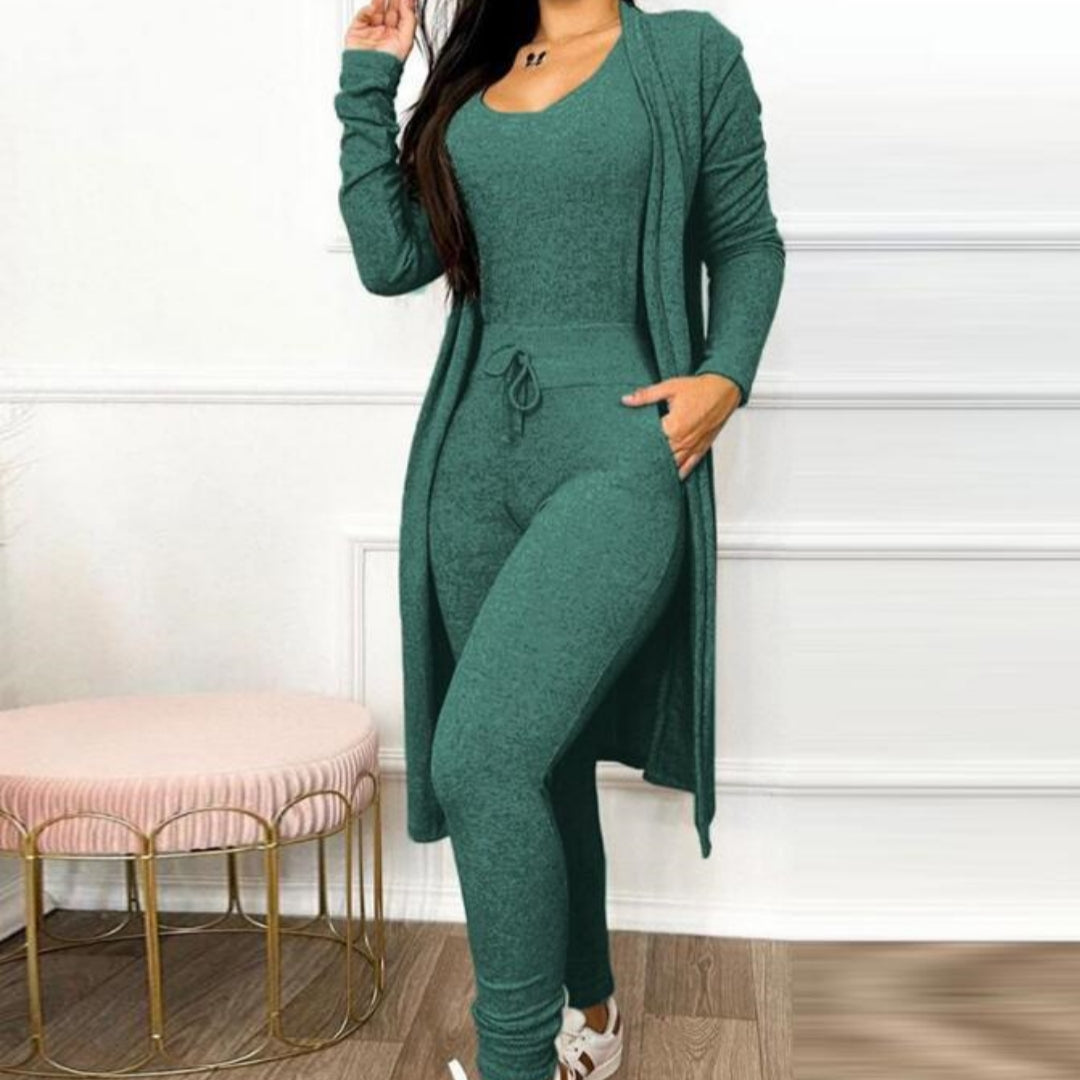 Suit High Waist Slip-on Casual Pants