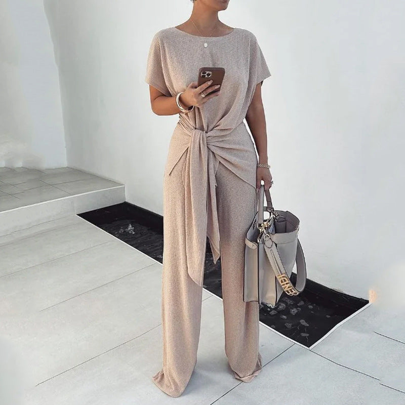 Lace-up Graceful And Fashionable Suit