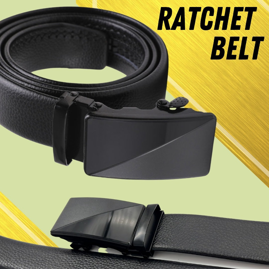 Leather Adjustable Slide Buckle Belts