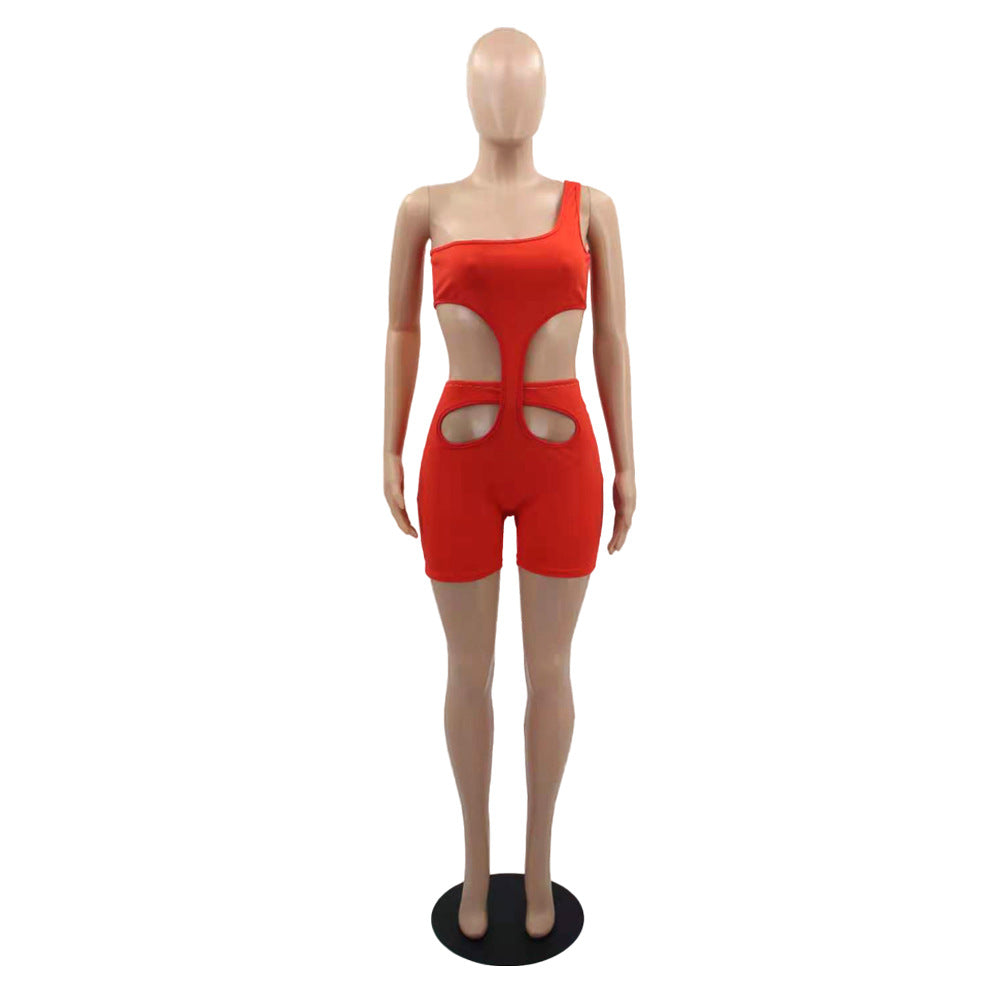 Women's Sleeveless One-piece Shorts