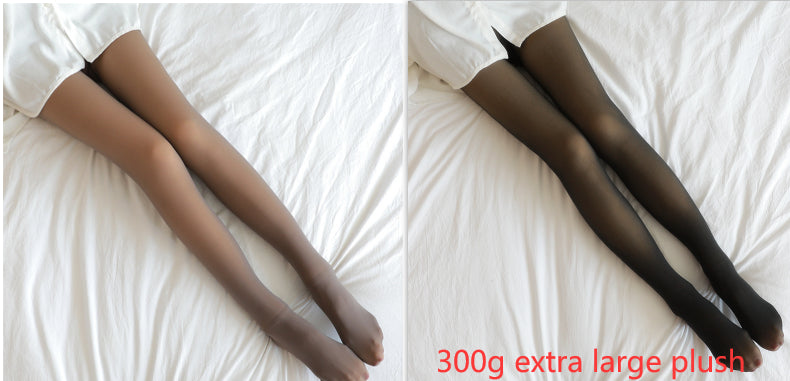 Fake Translucent Plus Size Leggings For Women