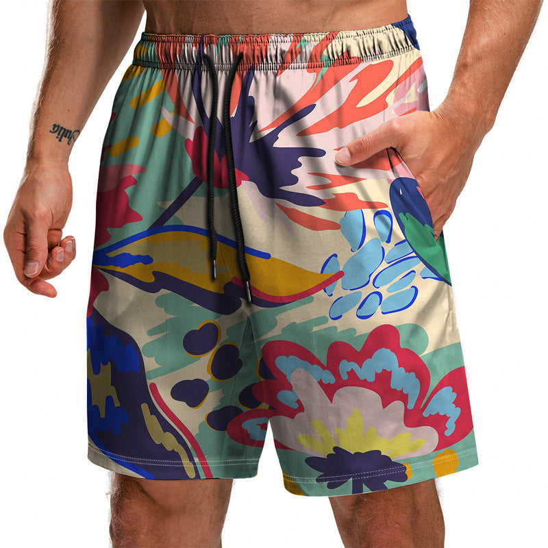 New Summer Leaf Series 3D Printed Shorts