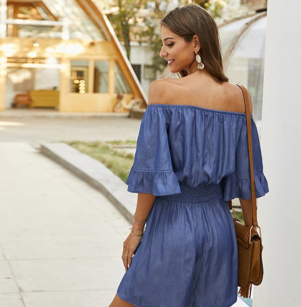 Shorts Sleeve Jumpsuit