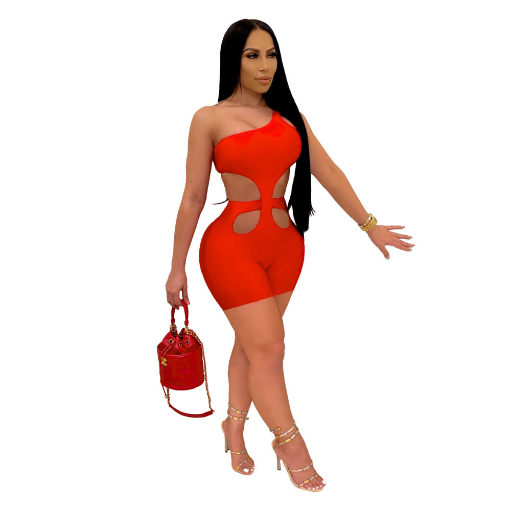 Women's Sleeveless One-piece Shorts