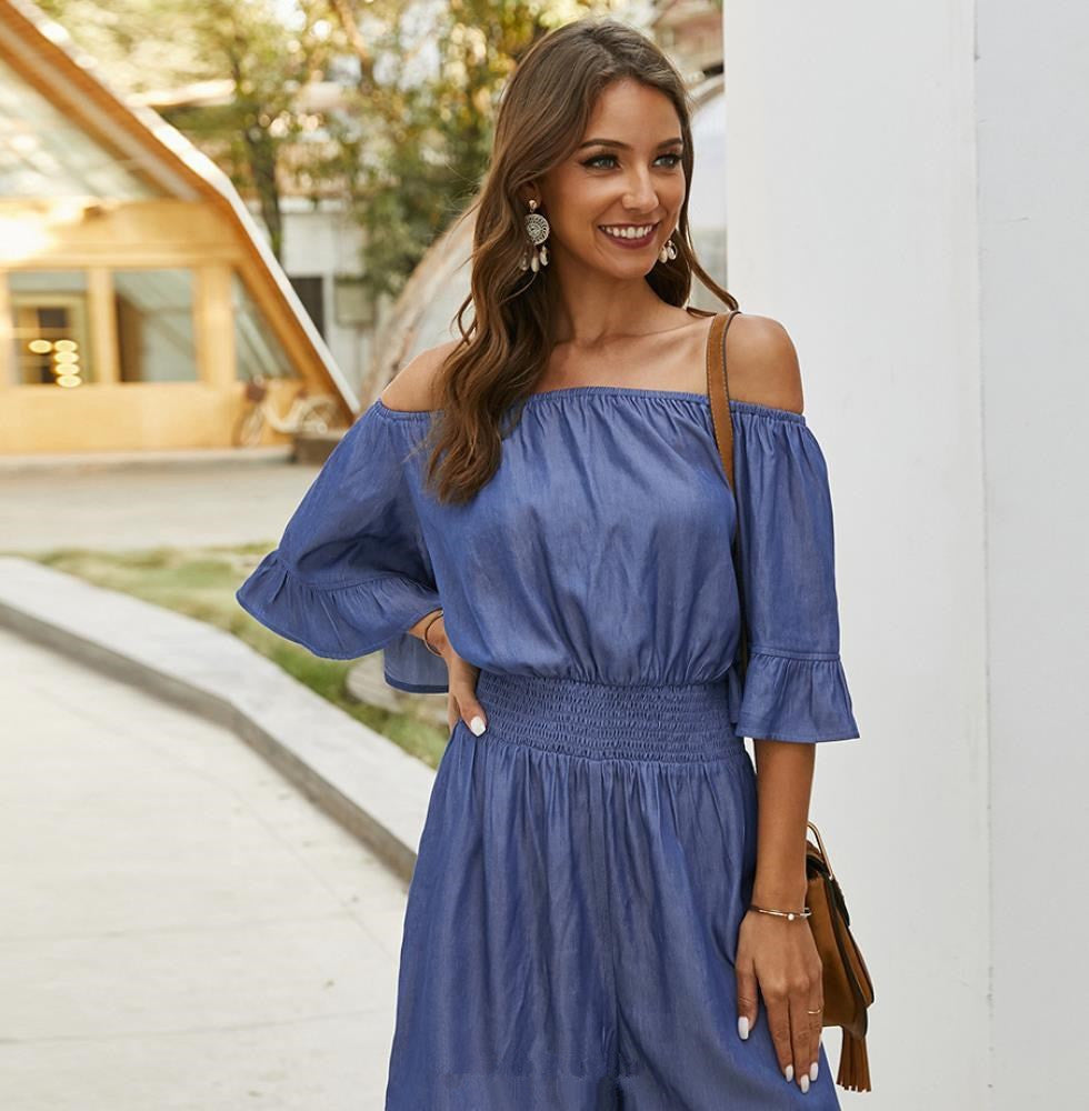 Shorts Sleeve Jumpsuit