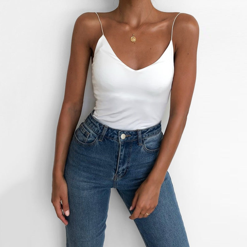 Solid Camis Vest Women Tank Tops