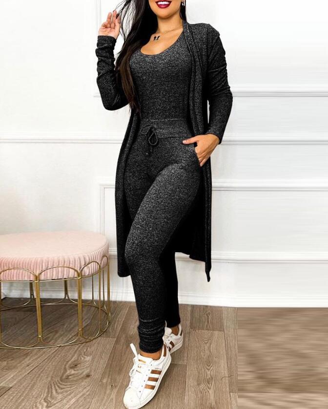 Suit High Waist Slip-on Casual Pants