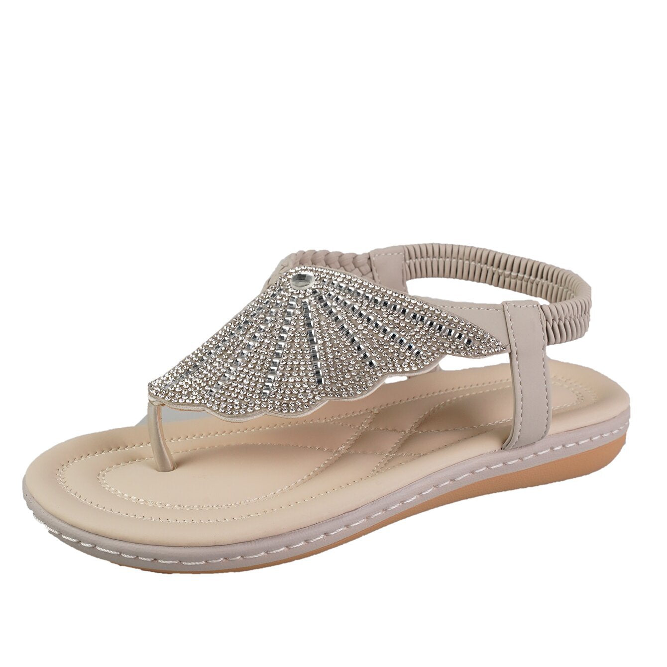 Women Fashion Casual Low Heel Flat Slides Slippers