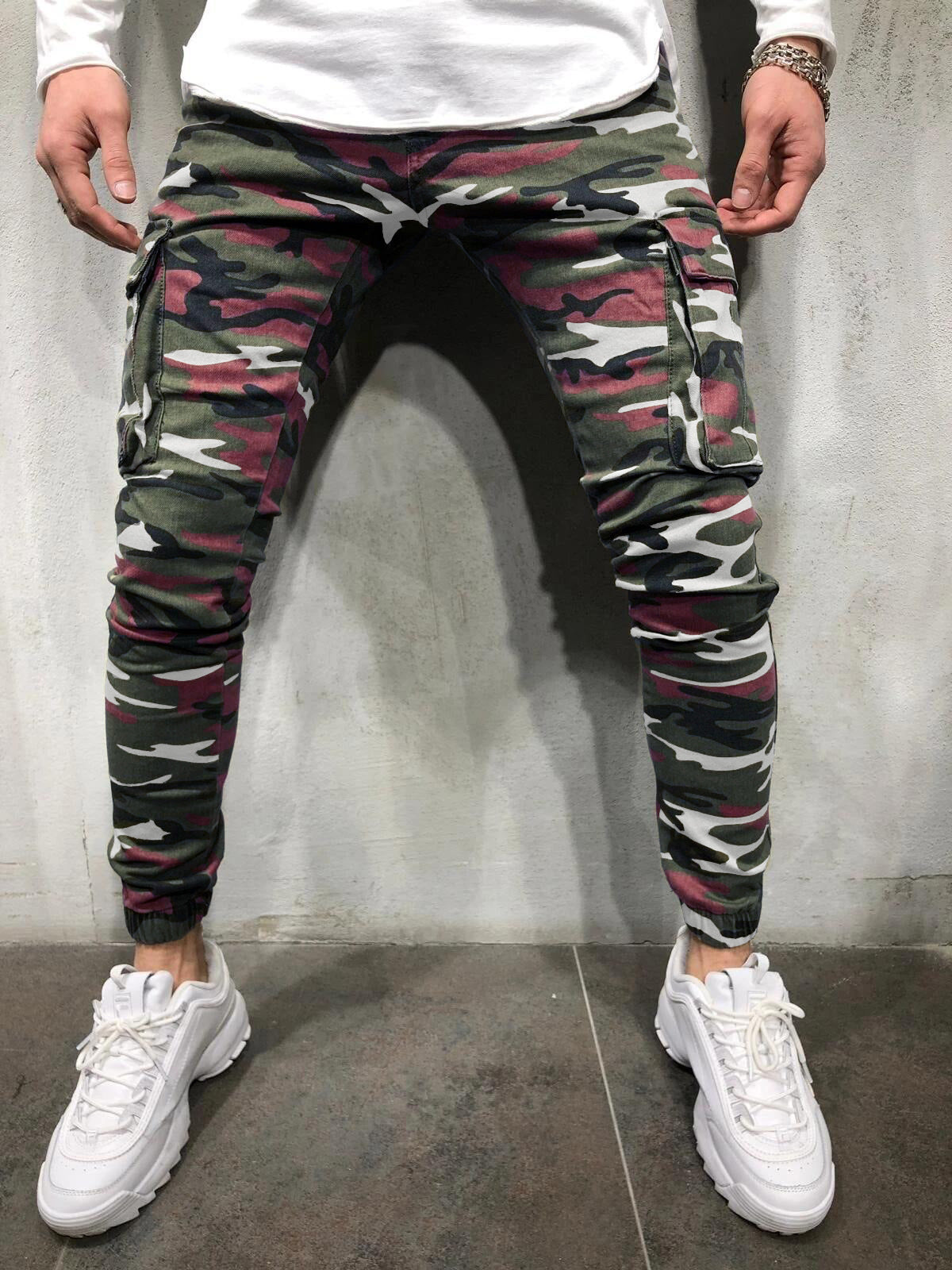 Multi Pocket Stretch Jeans