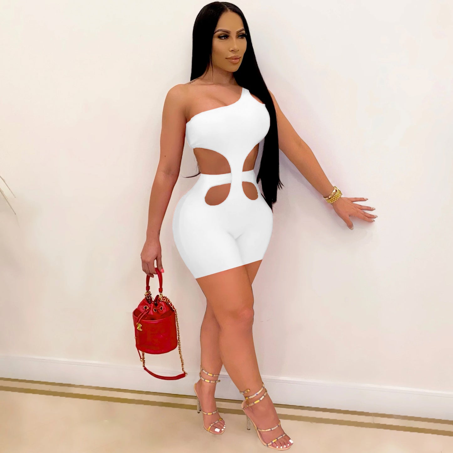 Women's Sleeveless One-piece Shorts