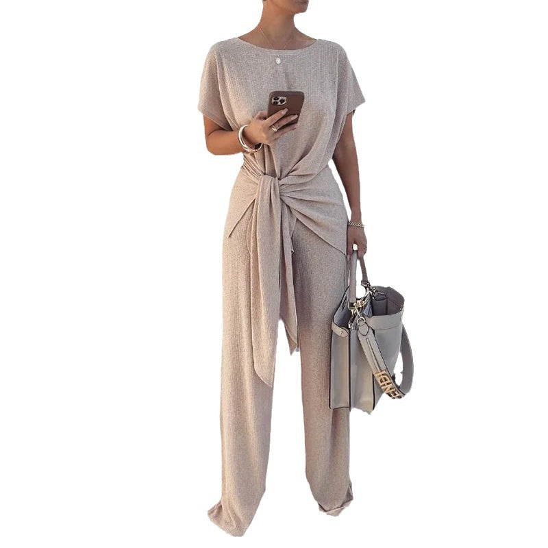 Lace-up Graceful And Fashionable Suit