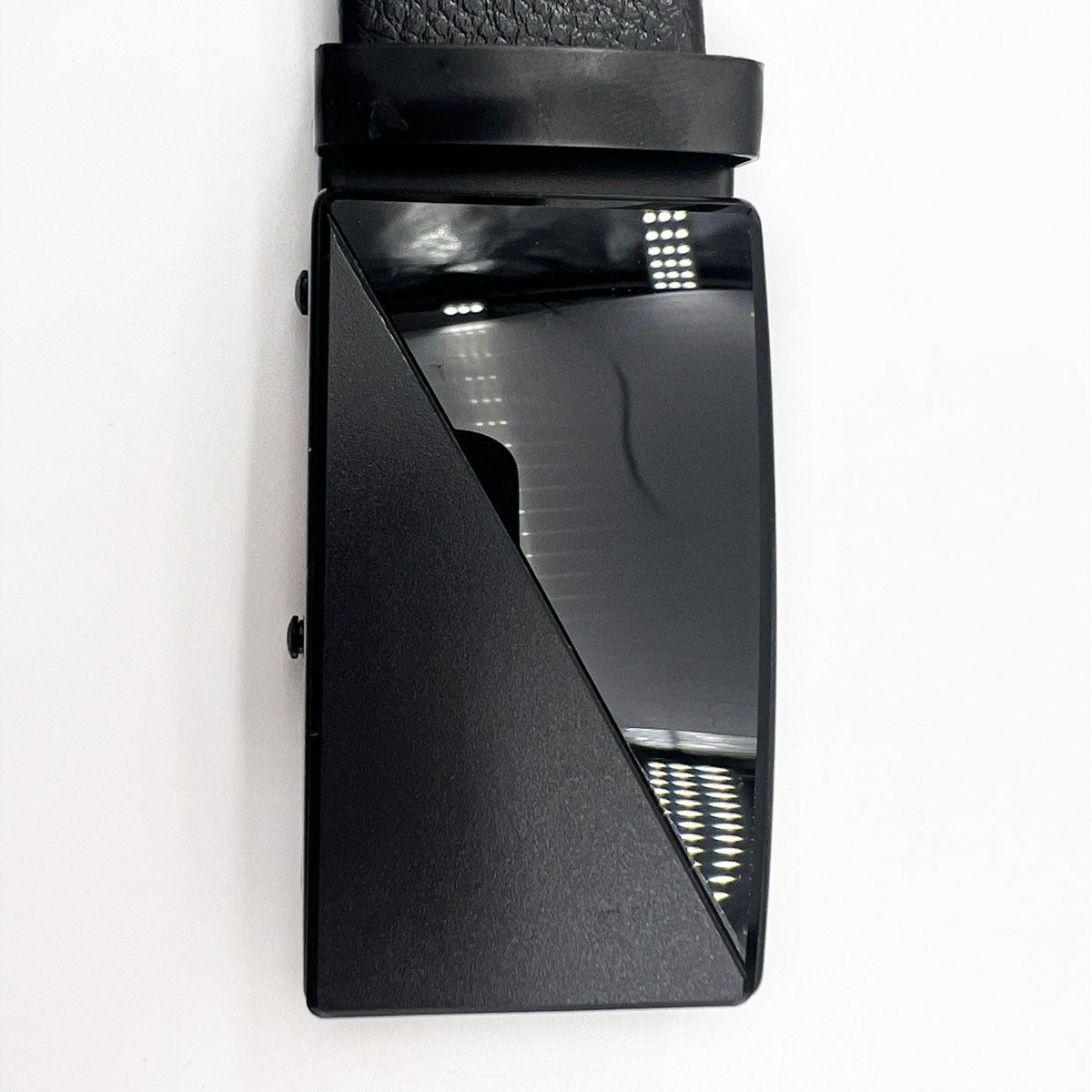 Leather Adjustable Slide Buckle Belts