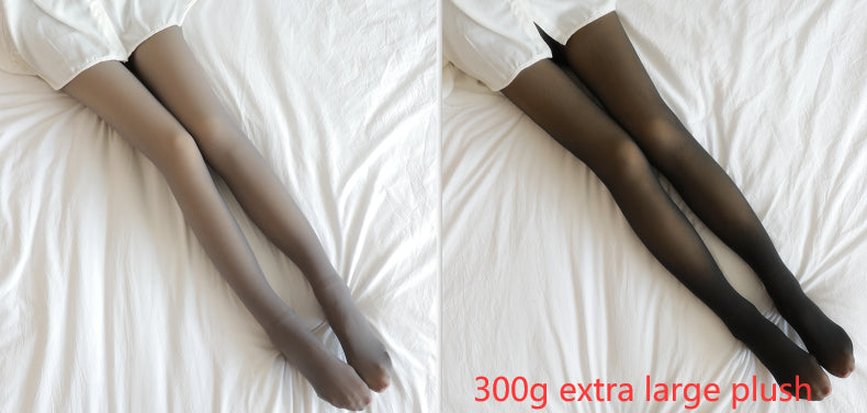 Fake Translucent Plus Size Leggings For Women