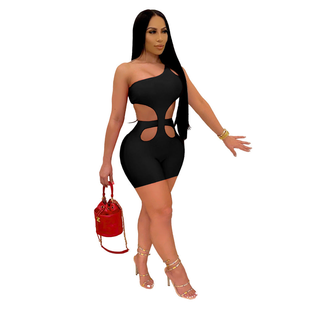 Women's Sleeveless One-piece Shorts