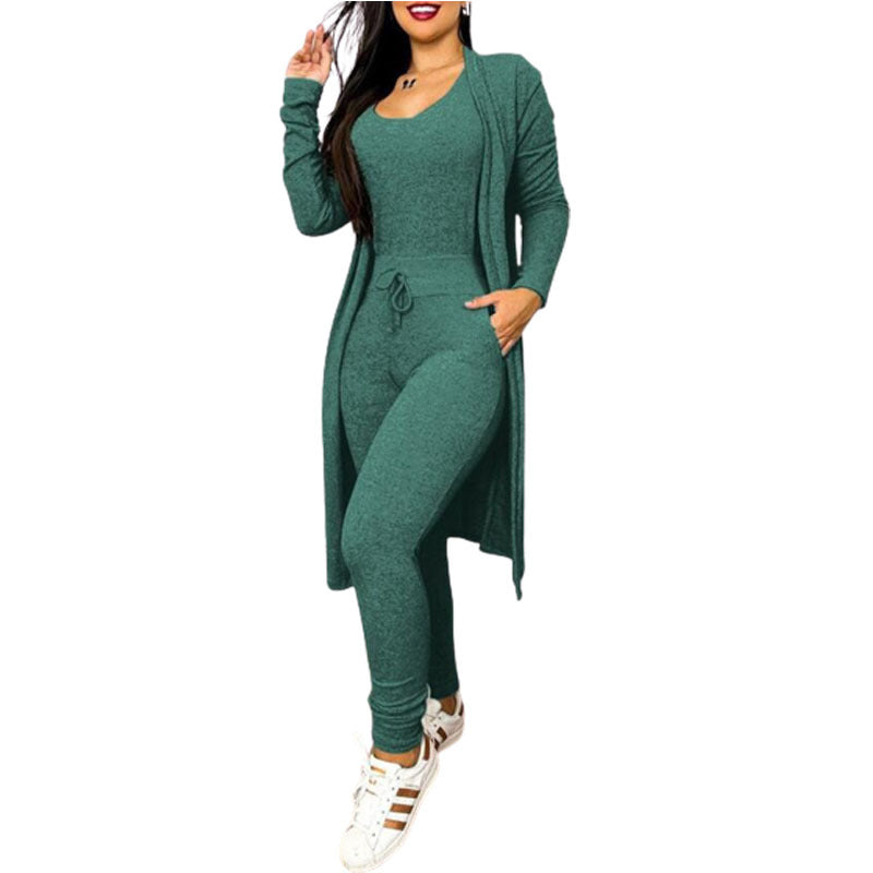 Suit High Waist Slip-on Casual Pants