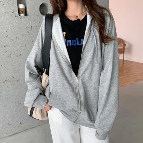Women Zip Up Sweatshirt Hooded