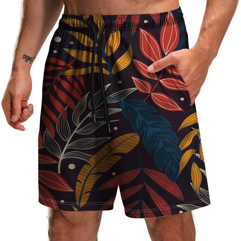 New Summer Leaf Series 3D Printed Shorts