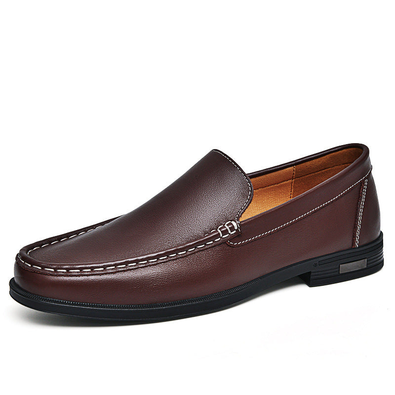 Leather Casual White Shoes