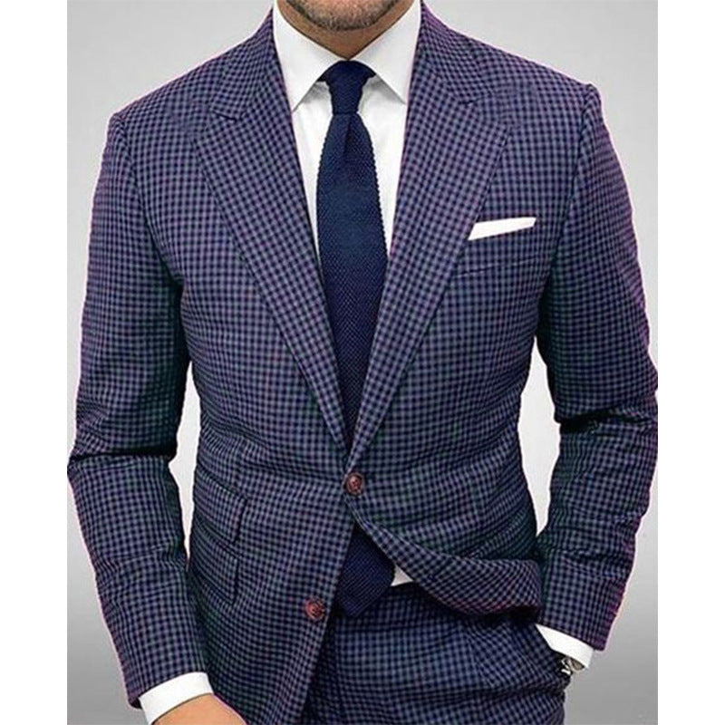 Casual Slim Fit Men's Striped Blazer