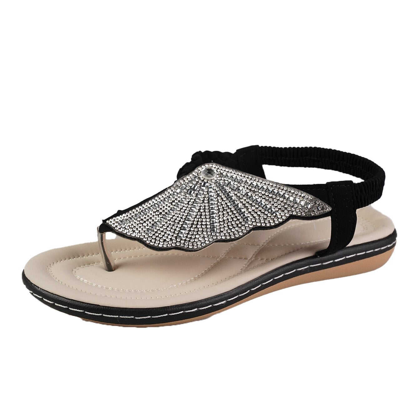 Women Fashion Casual Low Heel Flat Slides Slippers