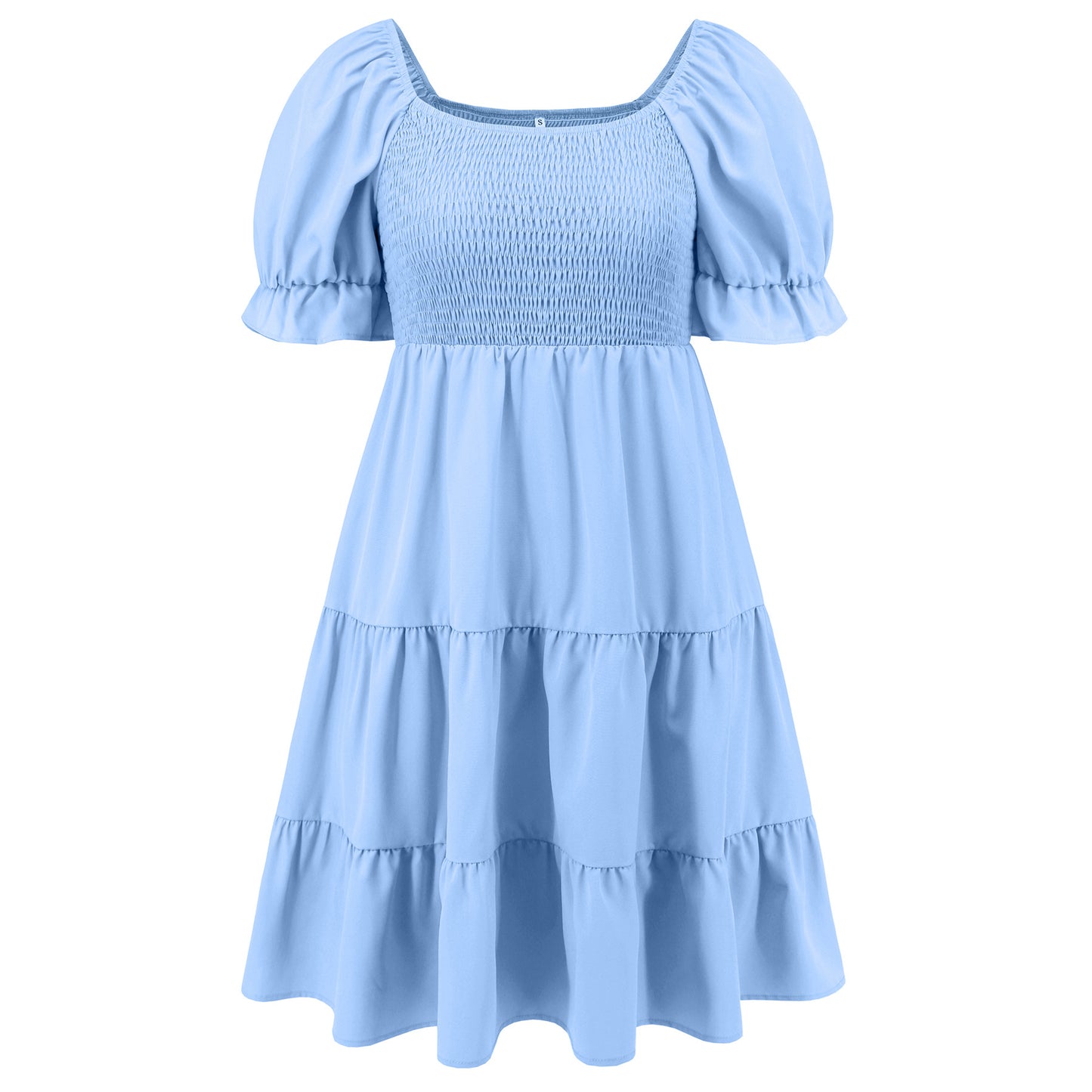 Sexy Ruffled Tiered Dress Slim-fit Temperament
