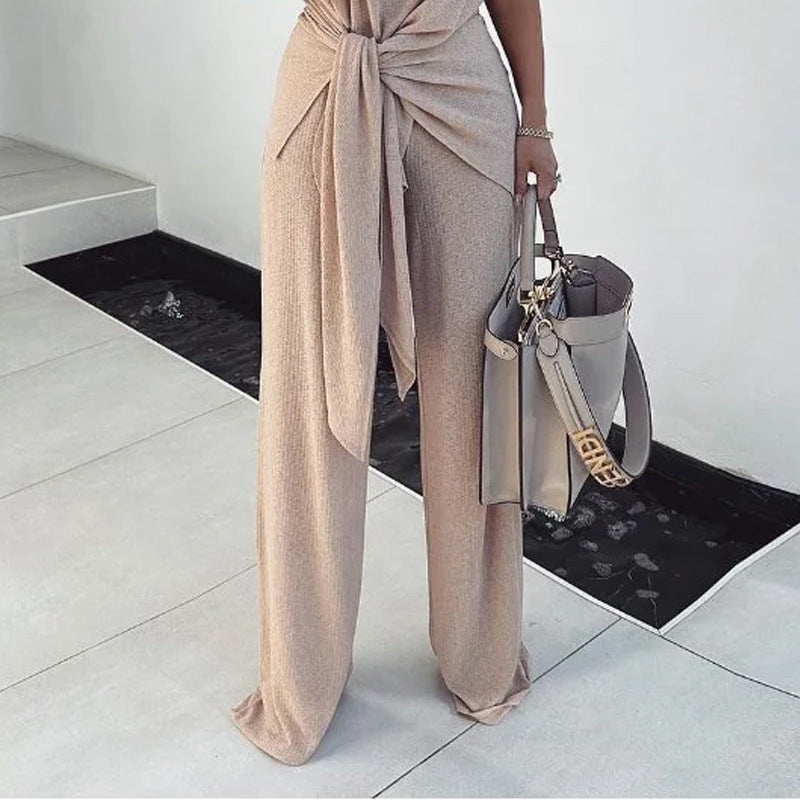 Lace-up Graceful And Fashionable Suit