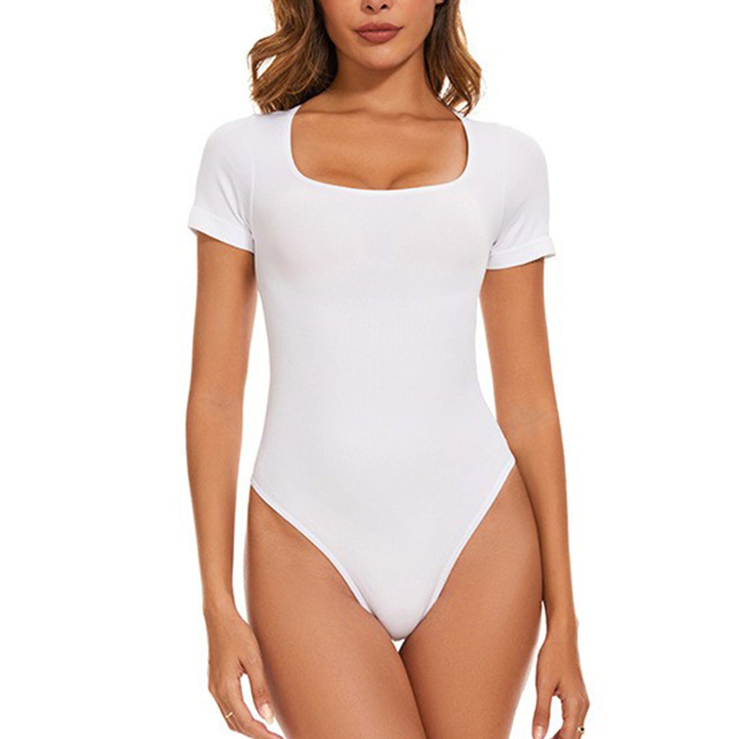 One-piece Seamless Short Sleeve
