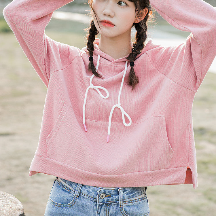 Women's Solid Color Cropped Jacket