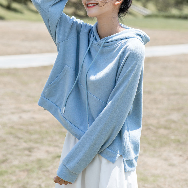 Women's Solid Color Cropped Jacket