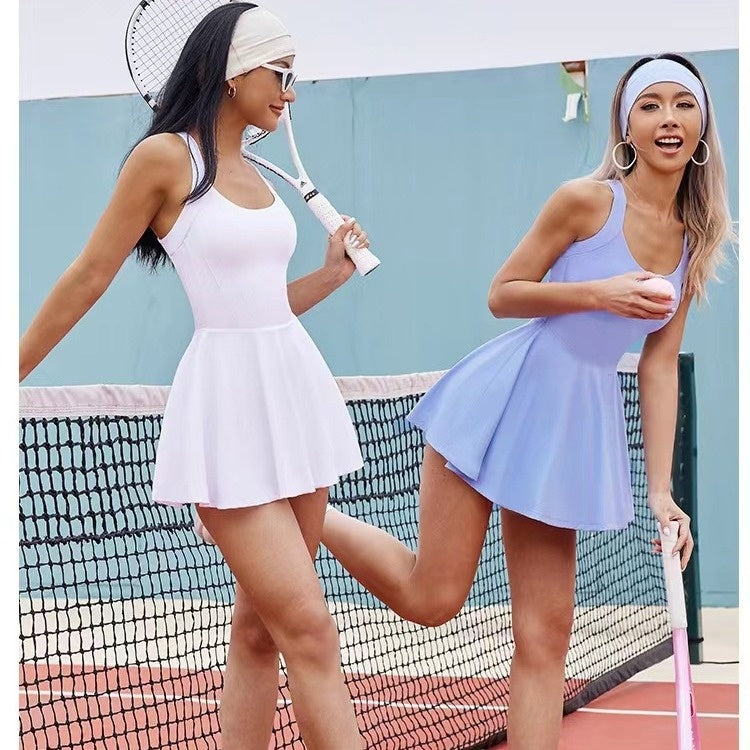 Outdoor Sports Tennis Skirt Slim Fit Anti-exposure Shorts