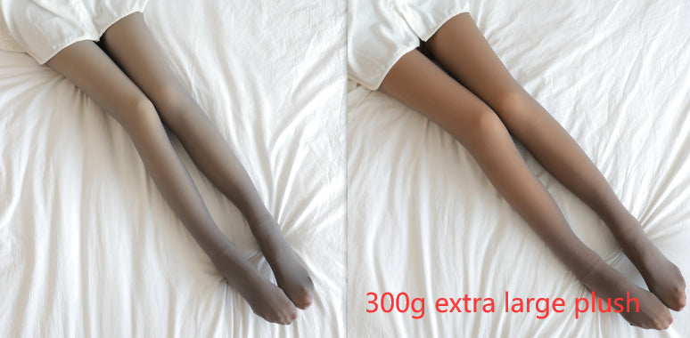 Fake Translucent Plus Size Leggings For Women