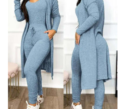 Suit High Waist Slip-on Casual Pants