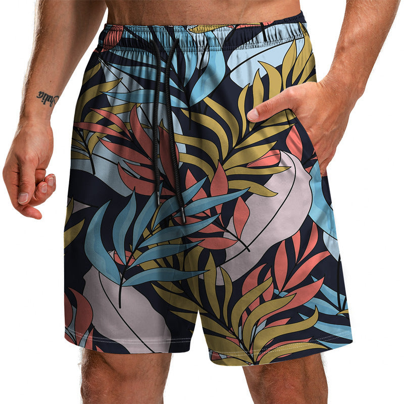New Summer Leaf Series 3D Printed Shorts