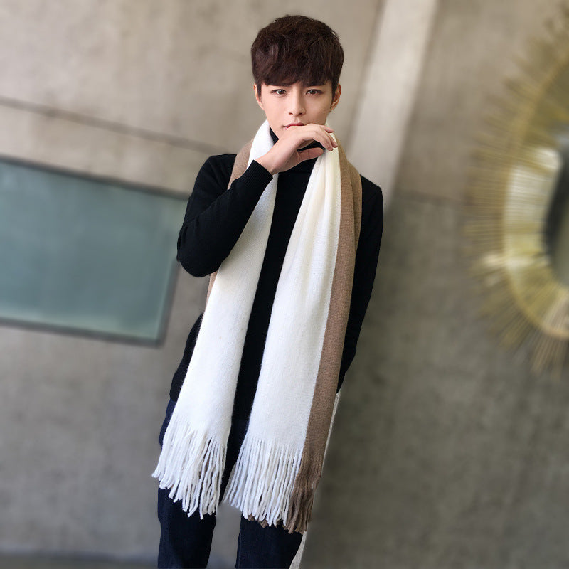 Men's Fashion Versatile Wool Scarf