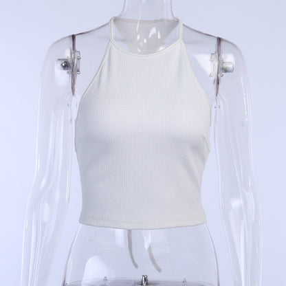 Women Are Short Sleeveless Vest Tops