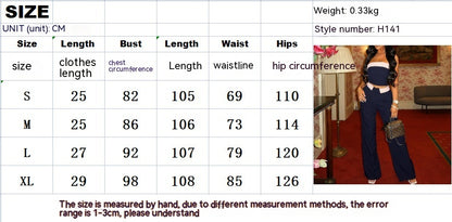 Contrast Color Vest Wide-leg Suit Pants