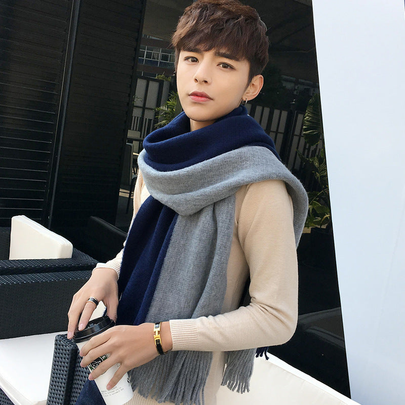 Men's Fashion Versatile Wool Scarf