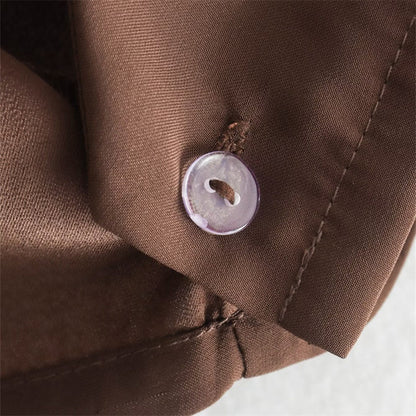 Short Silk Satin Shirt For Women